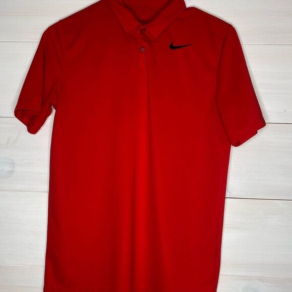 Nike Golf Dri-Fit Men's Red Polo Shirt XL - Picture 1 of 5